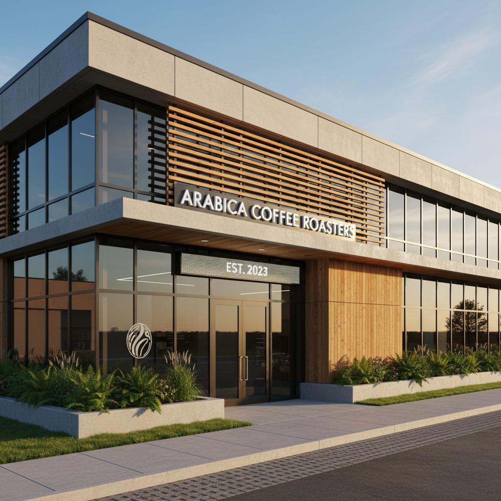 Фабрика снаружи